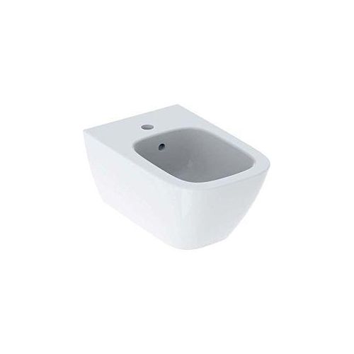 Geberit Smyle Square Wand-Bidet 500209018 KeraTect/weiß, geschlossene Form, mit Überlauf