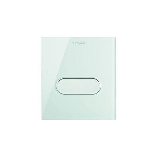 Duravit DuraSystem Betätigungsplatte WD5005012000 14,05 x 15,7 mm, Glas, weiß, für Urinal