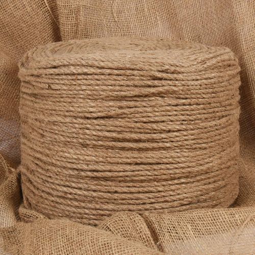 vidaXL Seil 100% Jute 6 mm 500 m