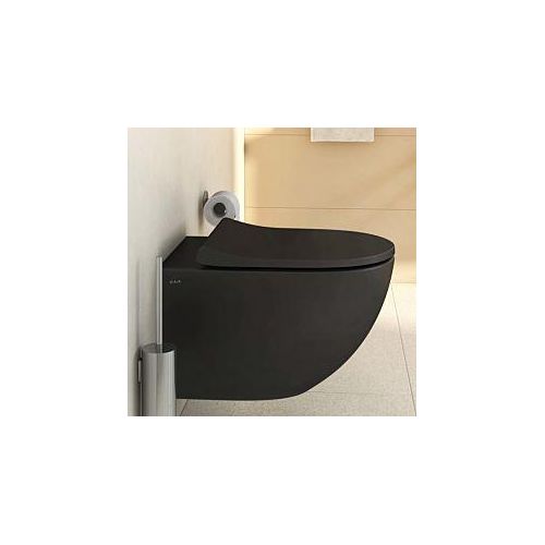 Vitra Sento WC-Sitz 130-083R419 38x45,2cm, Duroplast, mit Absenkautomatik, schwarz matt