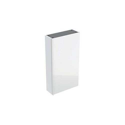 Geberit Acanto Hängeschrank 500639012 45x82x17,4cm, Glas weiss - weiss hochglanz