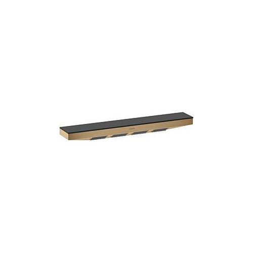 hansgrohe Rainfinity Schulterbrause 26243140 Brausekopfgröße 502x80mm, mit Duschablage, brushed bronze