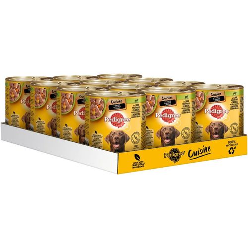 PEDIGREE Cuisine Sauce Lamm, Nudeln & Karotten 12x800g