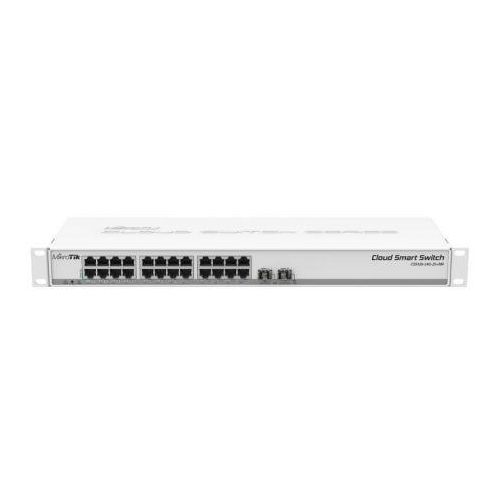 MikroTik | Cloud Smart Switch | CSS326-24G-2S+RM | Managed L2 | Rackmontierbar | Anzahl der 1 Gbit/s (RJ-45) Ports: 24 | Anzahl der SFP+ Ports: 2 | 12 Monat(e)