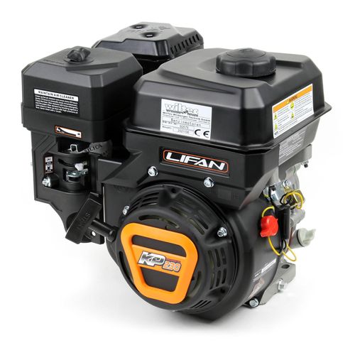 LIFAN KP230 Benzinmotor mit 6,5 PS Einzylinder für Rüttelplatten und Baumaschinen, luftgekühlter 4-Takt Motor mit 20 mm Kurbelwelle, OHV-Ventilsteuerung & 459 cc Hubraum