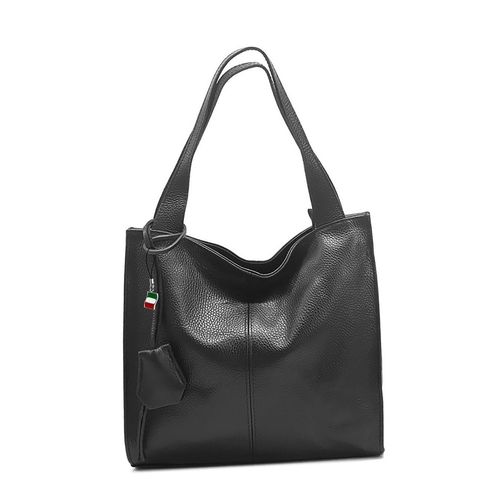 Shopper schwarz Florence Tasche Leder D2OTF155S