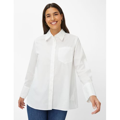 BRAX Dames Hemdblouse Style VIKI, wit,