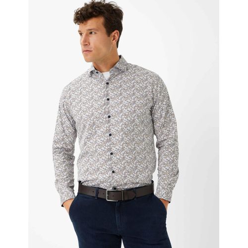 BRAX Herren Hemd Style HAROLD, Hellbraun, Gr. XXXL