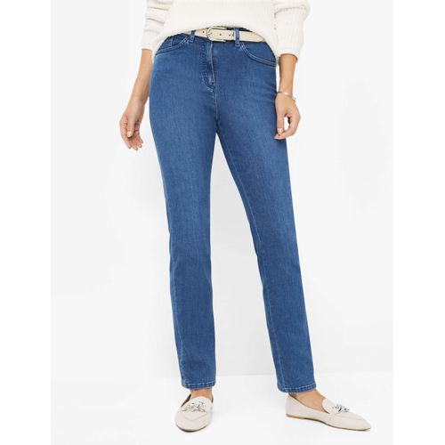 Raphaela by Brax Damen Five-Pocket-Hose Style LORA STONED, denim blau, Gr. 50 Image