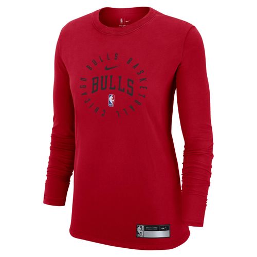 Chicago Bulls PracticeNike NBA-Longsleeve für Damen - Rot