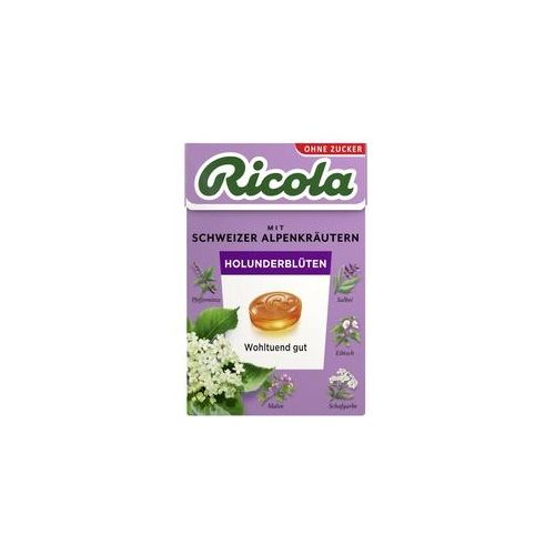 Ricola Holunderblüten Schweizer Kräuterbonbon zuckerfrei