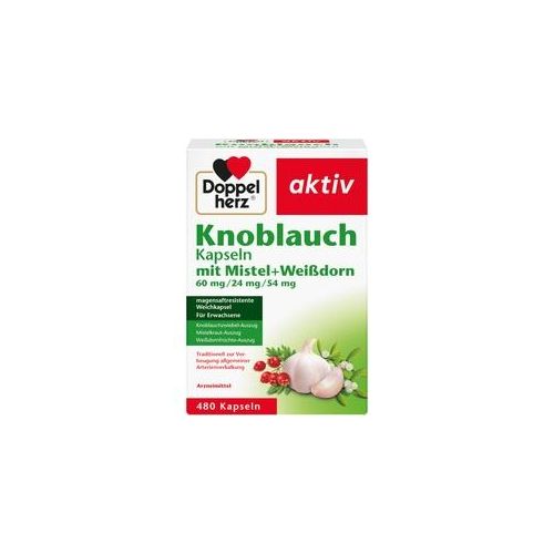 Doppelherz aktiv Knoblauch Kapseln mit Mistel + Weißdorn