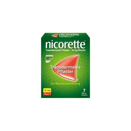 nicorette TX Pflaster mit 15 mg Nikotin zur Raucherentwöhnung