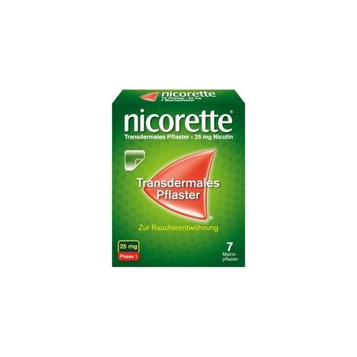 nicorette TX Pflaster mit 25 mg Nikotin zur Raucherentwöhnung