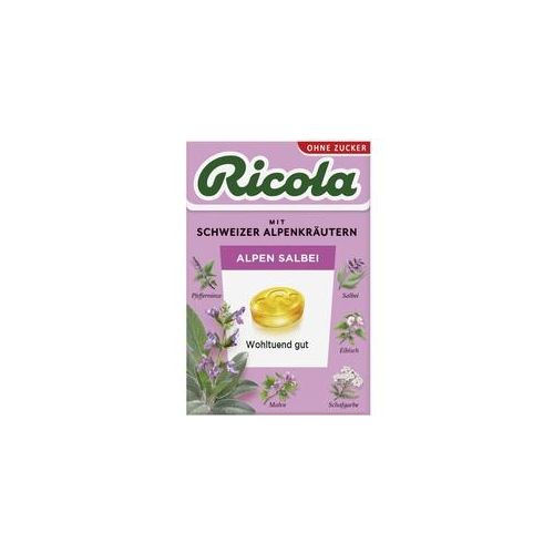 Ricola Alpen Salbei Schweizer Kräuterbonbon zuckerfrei