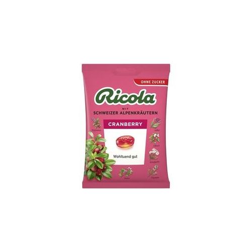 Ricola Cranberry Schweizer Kräuterbonbon zuckerfrei