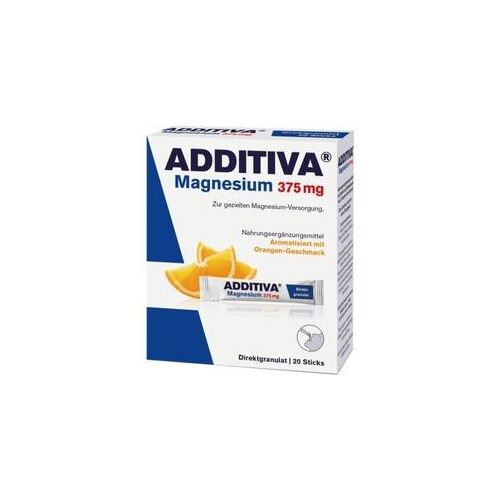 ADDITIVA Magnesium 375 mg Sticks Orange