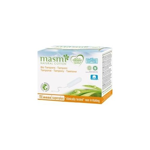 masmi Bio Tampons Super Plus 100% Bio-Baumwolle