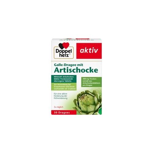 Doppelherz aktiv Galle-Dragee mit Artischocke