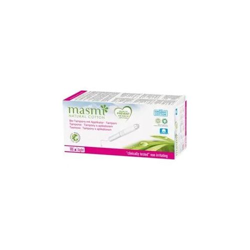 masmi Bio Tampons light mini mit Applikator 100% Baumwolle