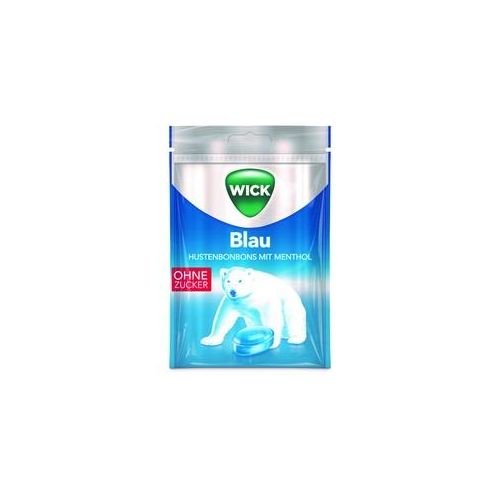 WICK BLAU VapoPlus MENTHOL ohne Zucker Hustenbonbons