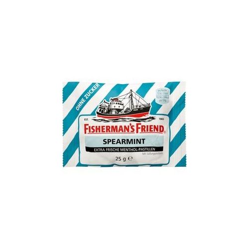 FISHERMANS FRIEND Spearmint ohne Zucker Pastillen