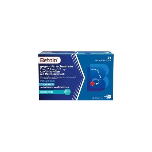 Betolo gegen Halsschmerzen 2 mg/0,6 mg/1,2 mg ZUCKERFREI