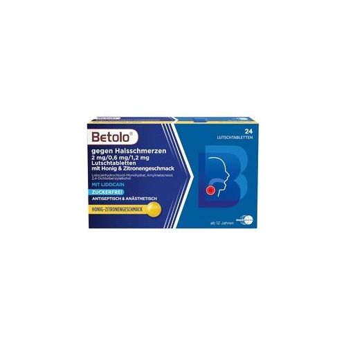 Betolo gegen Halsschmerzen 2 mg/0,6 mg/1,2 mg ZUCKERFREI