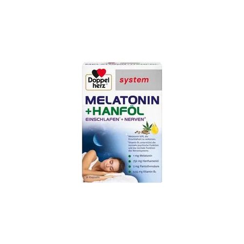 Doppelherz system MELATONIN + HANFÖL