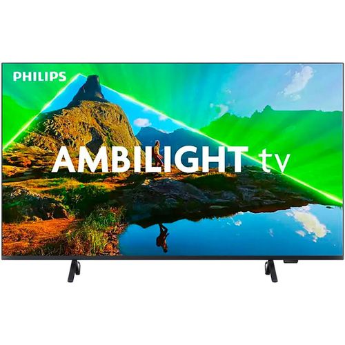 PHILIPS LED-Fernseher, E (A-G), Fernseher, schwarz, 85