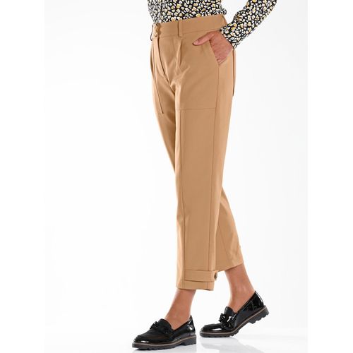 7/8-Hose INSPIRATIONEN Gr. 48, Normalgrößen, braun (camel) Damen Hosen