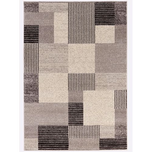 Teppich HEINE HOME Gr. 2, grau (grau, beige), B:80cm H:13mm L:150cm, Polypropylen, Kunstfaser, Teppiche