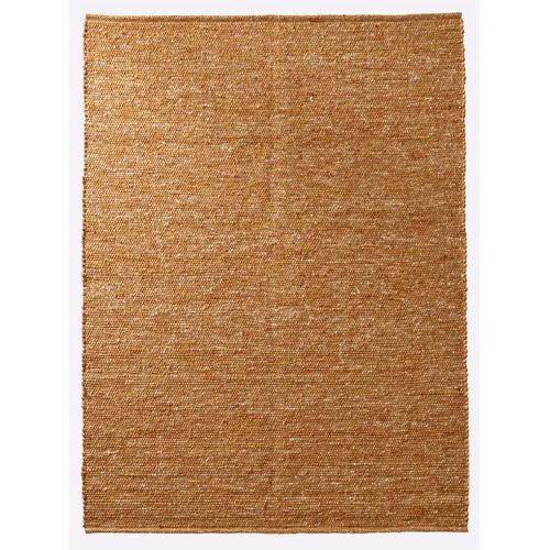 Teppich HEINE HOME Gr. 4, orange (terra), H:12mm, Wolle, Wolle, Teppiche
