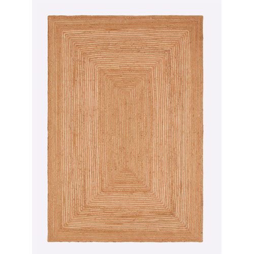Teppich HEINE HOME Gr. 2, orange (koralle), B:70cm H:6mm L:140cm, Jute, Teppiche