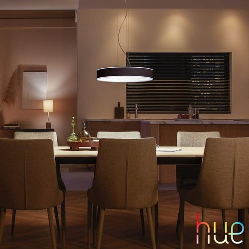 PHILIPS Hue Enrave LED Pendelleuchte mit Dimmer, 8718696176580,