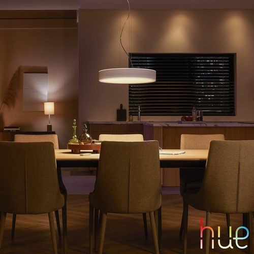 PHILIPS Hue Enrave LED Pendelleuchte mit Dimmer, 8718696176573,