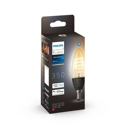 PHILIPS Hue White Ambiance LED, E14 Einzelpack, 8719514411807,