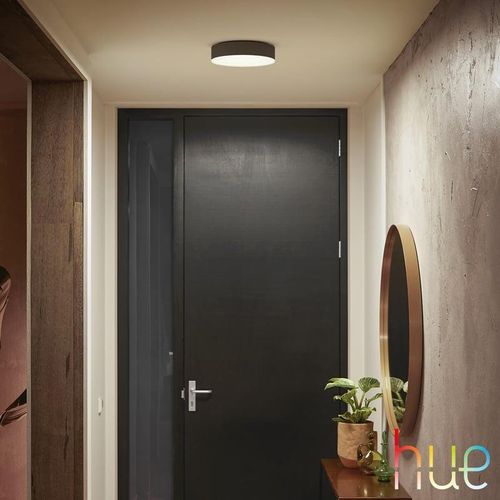 PHILIPS Hue Enrave LED Deckenleuchte mit Dimmer, 8718696176429,