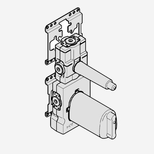 Dornbracht xTOOL Unterputz-Thermostatmodul mit 1 Ventil 3/4