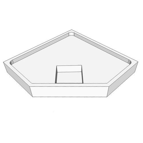 Schröder Duschwannenträger für Adria F, SD 93080,