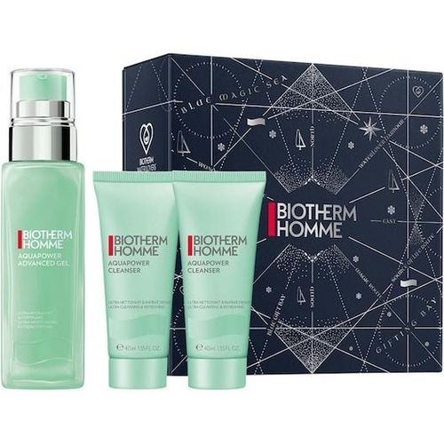 Biotherm Homme Männerpflege Aquafitness Geschenkset Advanced Gel 75 ml + 2x Cleanser 40 ml