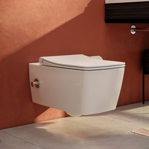 VitrA Aquacare Metropole Wand-Dusch-WC mit WC-Sitz, 7672B003-6201,