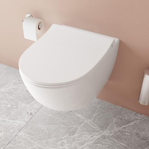 VitrA Aquacare Sento Wand-Dusch-WC mit WC-Sitz, 7748B003-6202,