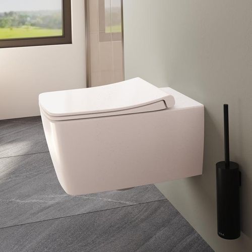 VitrA Aquacare Metropole Wand-Dusch-WC mit WC-Sitz, 7672B003-6203,