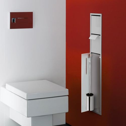 Emco Asis WC-Modul, mit Bürstengarnitur, mit Papier- und Reservepapierhalter, 978305050,