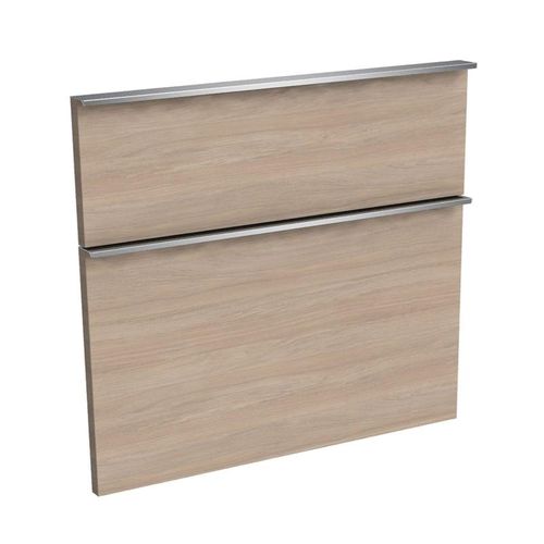 evineo ineo4 Auszugsfront für Unterschrank 80 cm, für Hettich-Auszugssystem, mit 2 Auszügen, für Griffleisten,, BL001326OA,