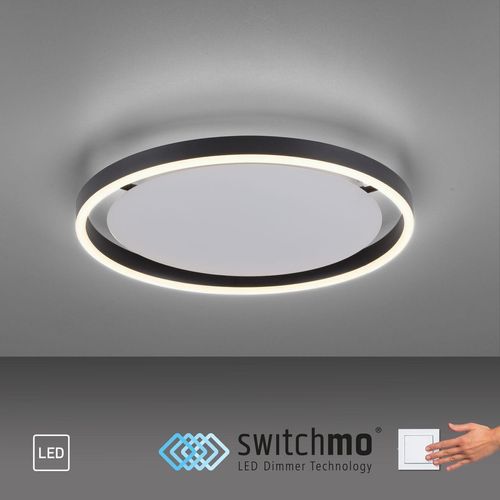 JUST LIGHT. LED Deckenleuchte RITUS, rund, 3-Stufen Dimmer, 3000Kelvin, Innenleuchte, IP20