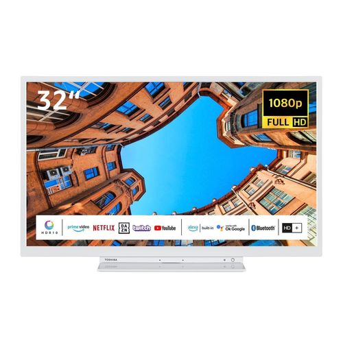 Toshiba 32LK3C64DAW 32 Zoll Fernseher/Smart TV (Full HD, HDR, Alexa Built-In, Bluetooth)