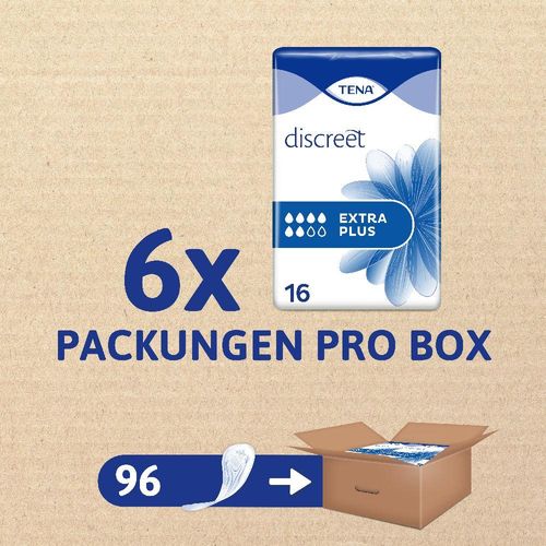 TENA Inkontinenzeinlagen Discreet Extra Plus 96 Stk.