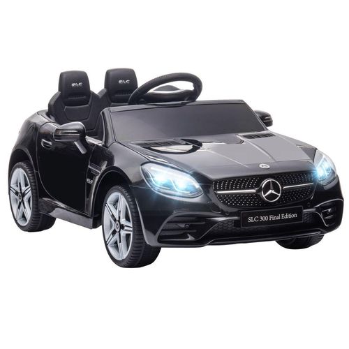 12 V Kinder Elektroauto, Kinderfahrzeug, Kinderauto mit LED, Schwarz